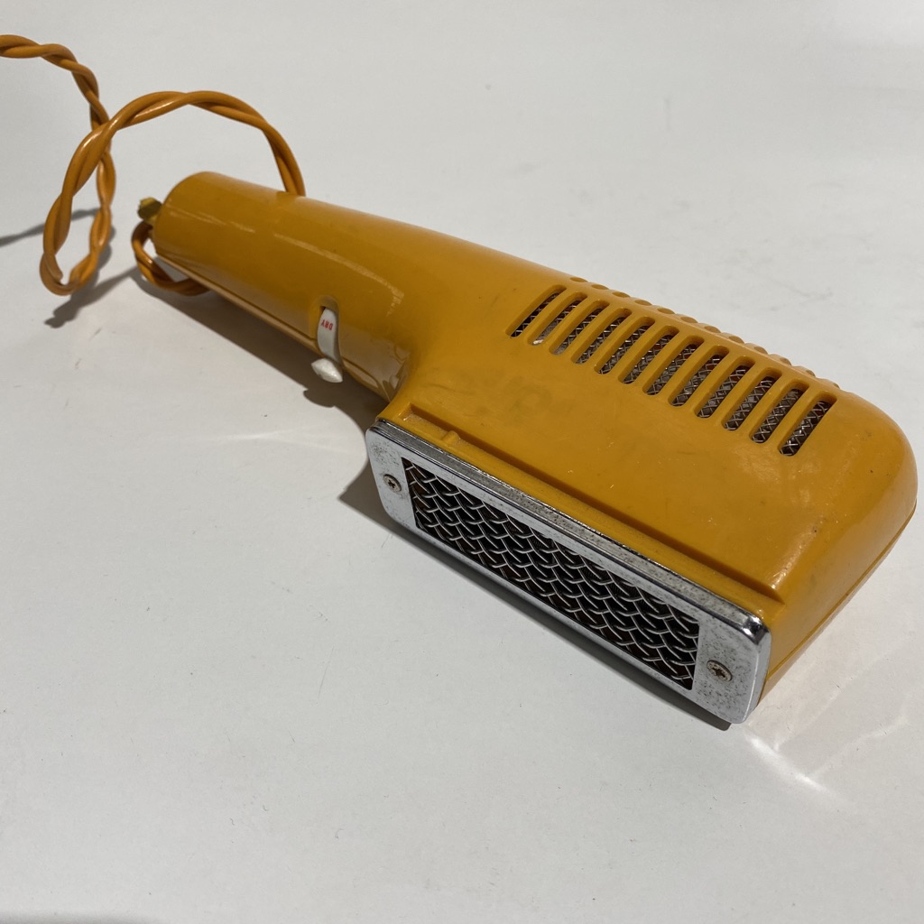 HAIR DRYER, 1970s Retro Orange